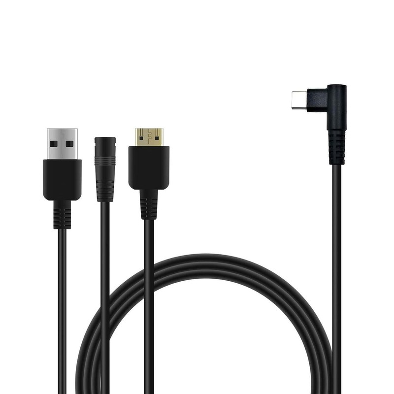 3-in-1 Cable for Huion KAMVAS 16 13 GT-133 and 12 GT-116 Graphics Drawing Mon…