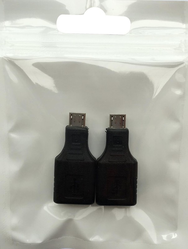 USB 2.0 Micro USB Male to USB Female OTG Adapter 2 Pack gallery