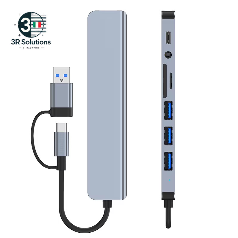 USB 3.0 Type C Adapter Docking Ststation USB 2.0 Port SD TF Card Reader gallery