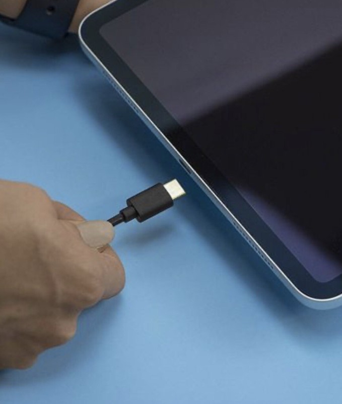 Type-C Charger to USB-A Cable Black (4 FEET LONG!!) gallery