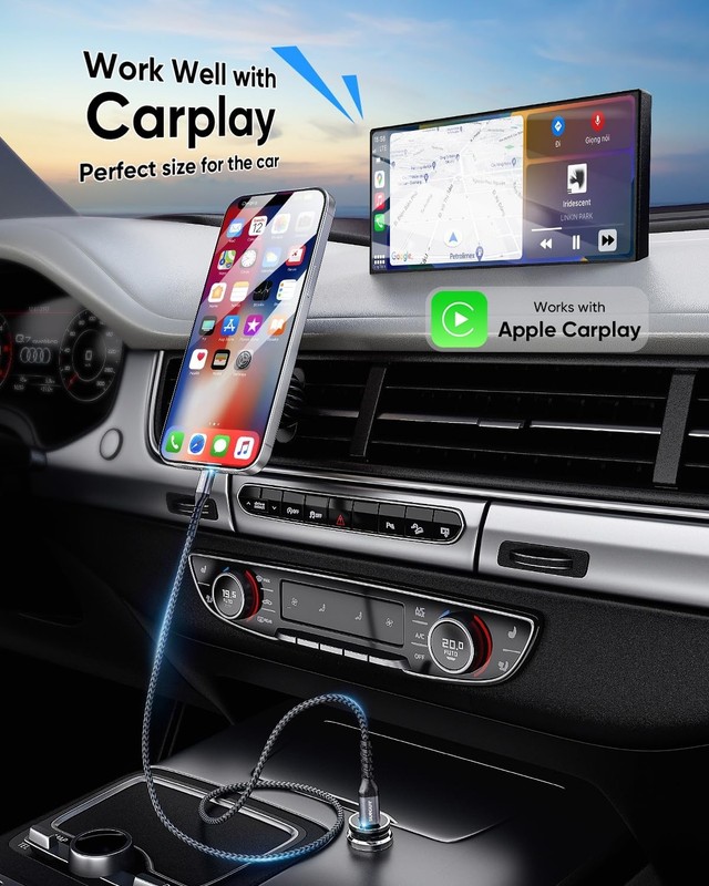 SUNGUY USB-C to Lightning Cable 2FT, 2-Pack [MFi Certified] iPhone Grey gallery