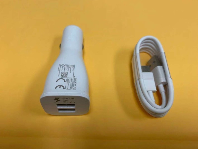 Dual Port Car charger+Type C cable For Samsung Galaxy A10e A20 A30 A40 A50 A70