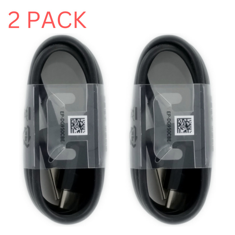 2 Pack For Samsung Galaxy A51 A14 A13 5G A03S A12 15W Fast Charger & USB-C Cable