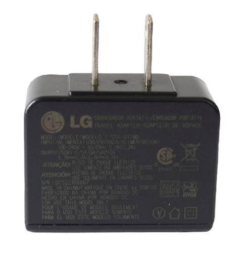 LOT of 2 OEM LG TRAVEL ADAPTER USB WALL CHARGER STA-U17WD 5.1V 0.7A gallery