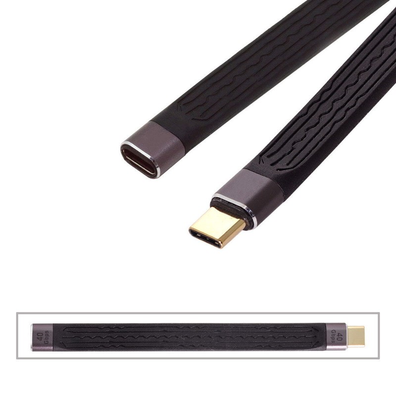 CABLECY Compatible with Thunderbolt3/4 8K@60Hz Video with 100W Charging USB4.0 gallery