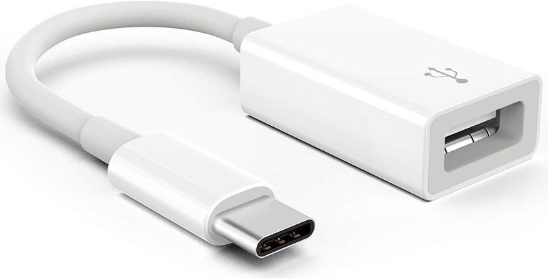 Apple USB-C to USB Camera Adapter, USB 3.0 OTG Cable for iPhone/iPad to Connect