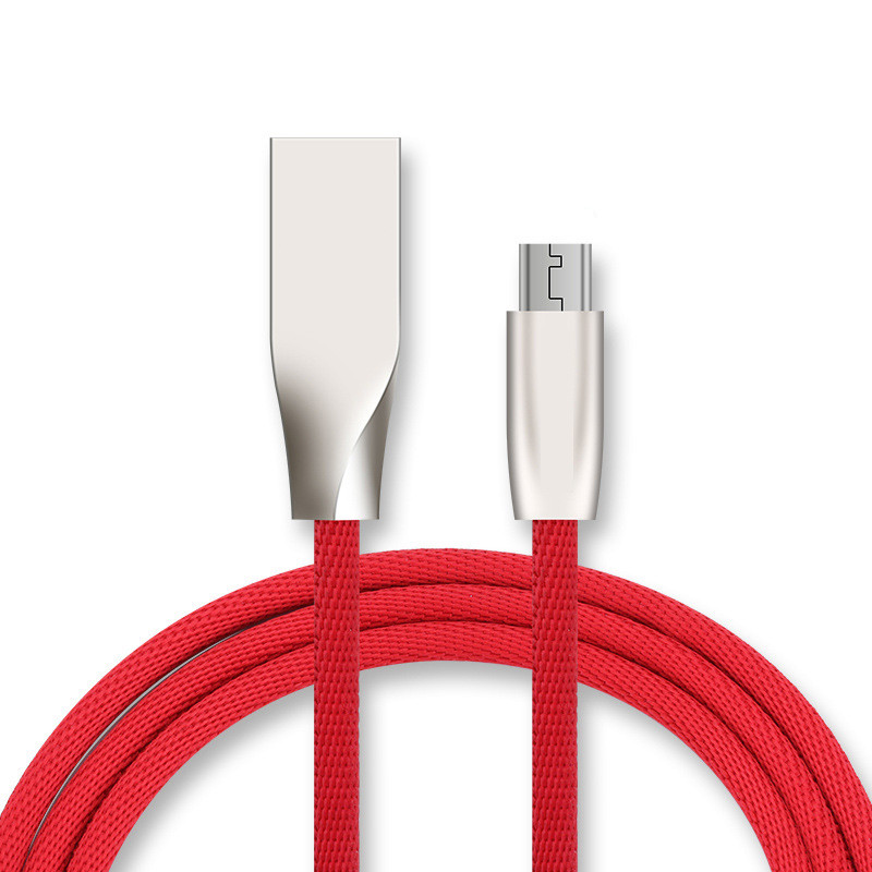 3ft/0.9m Cloth Covered Micro USB Charging Cable