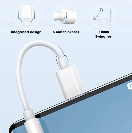 USB-C Type C to 3.5mm AUX Headphone Jack Adapter Lot For iPhone 15/Android Phone gallery
