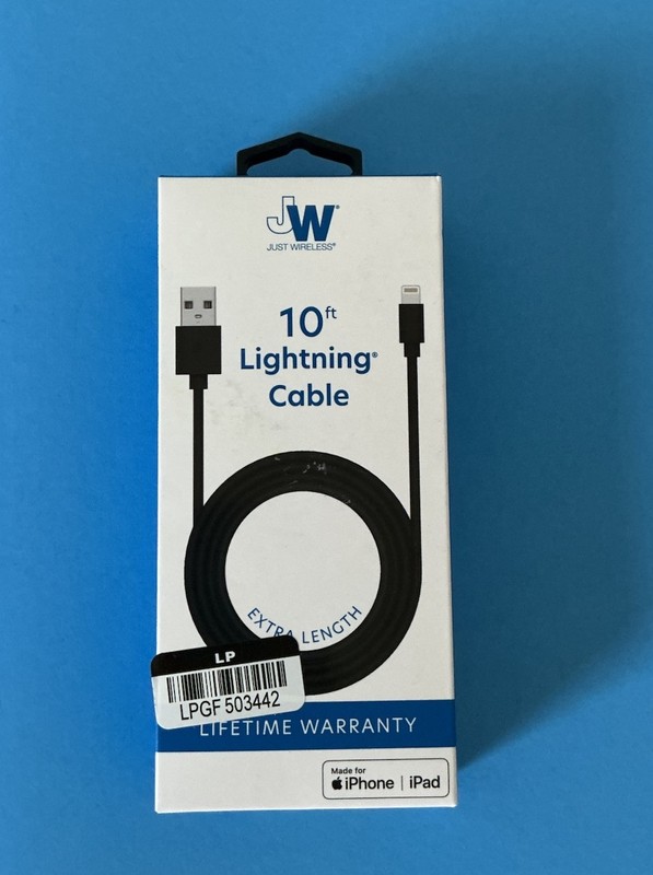 Just Wireless 10ft Cable