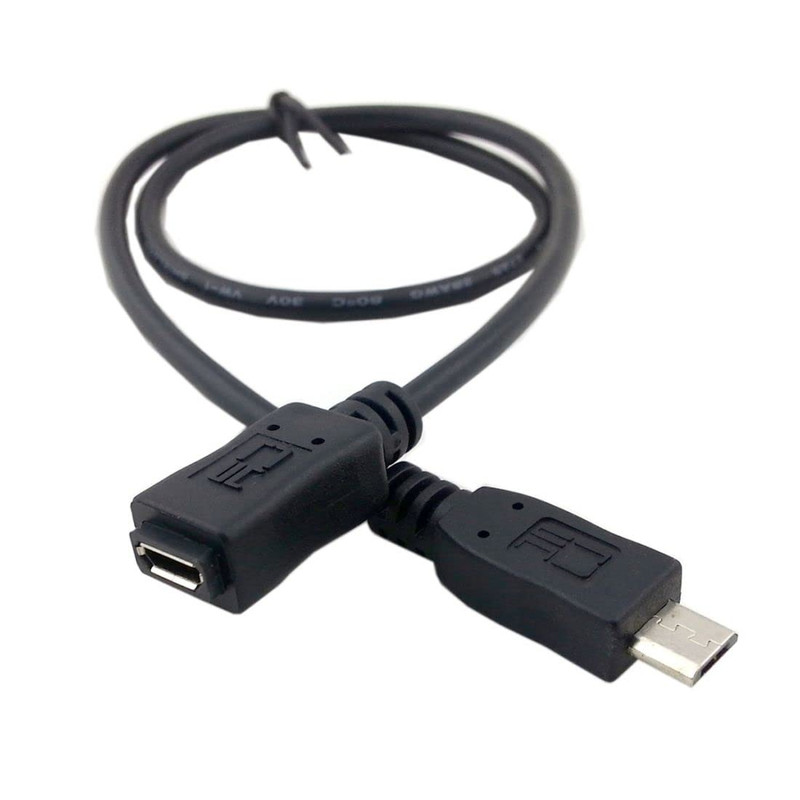 Micro USB 2.0 Extension Cable,Micro USB 5Pin Male to Female Data Charging Extens gallery
