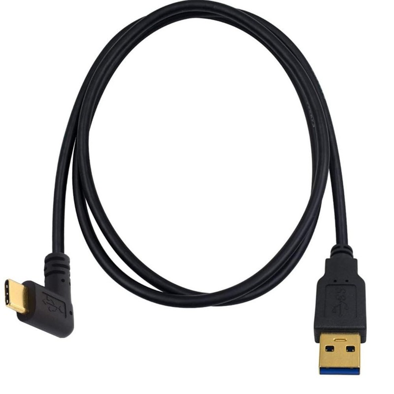 USB C Male to USB3.0 Male Cable 1M/3.3FT, 90 Degree Right/Left Angled Type c ... gallery