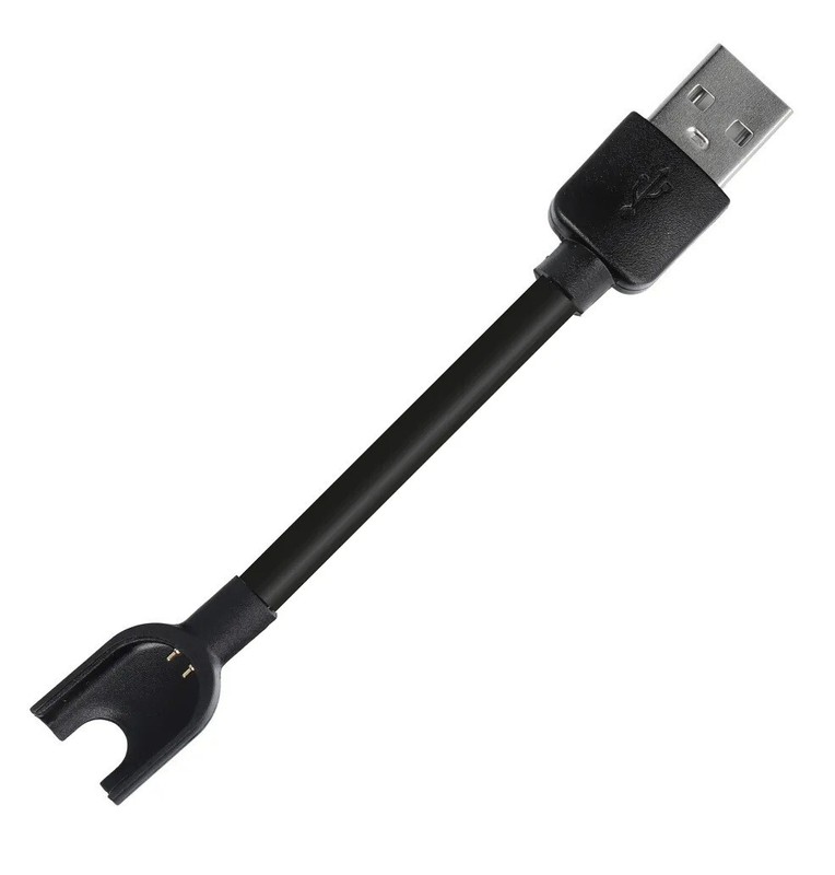 15cm Black USB A Charging Cable For XIAOMI Mi Band 2 (Connected Watch) gallery
