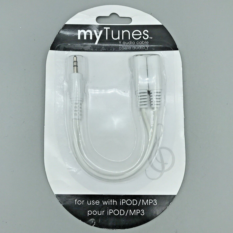 My Tunes Y audio Cable for use with iPOD / MP3 – New Old Stock – Sealed