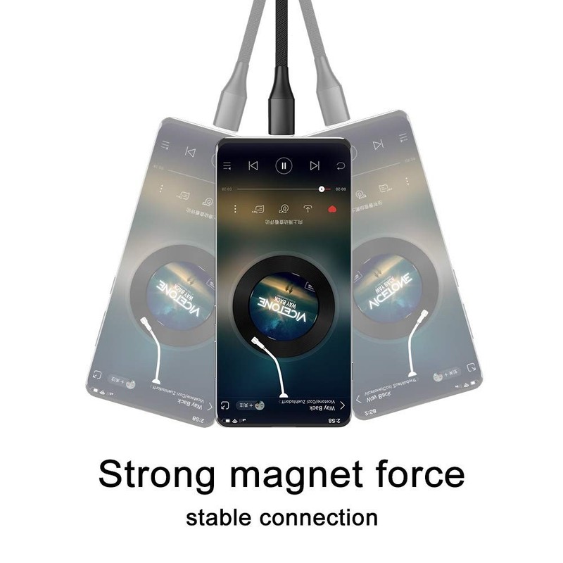 Magnetic Charging Cable 3 Pack, 6.6ft USB-C & Micro-USB Compatible gallery