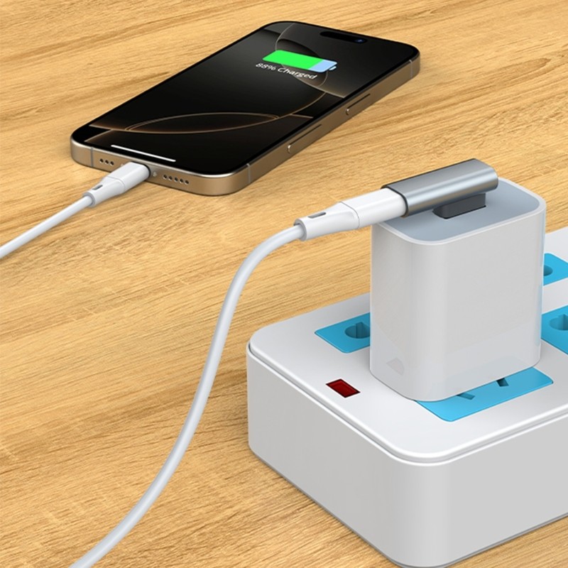 Durability Right Angle USB to Type C Adapter Connectors for Smartphones Tablets gallery