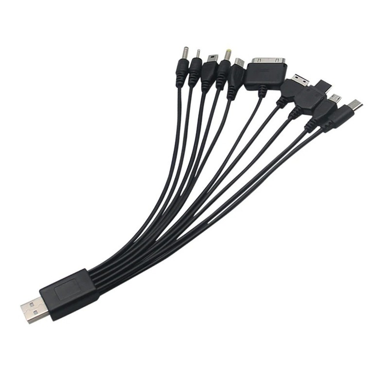 10-in-1 Multi-Function USB Charging Cable Universal Multi-Head Phone Charger gallery