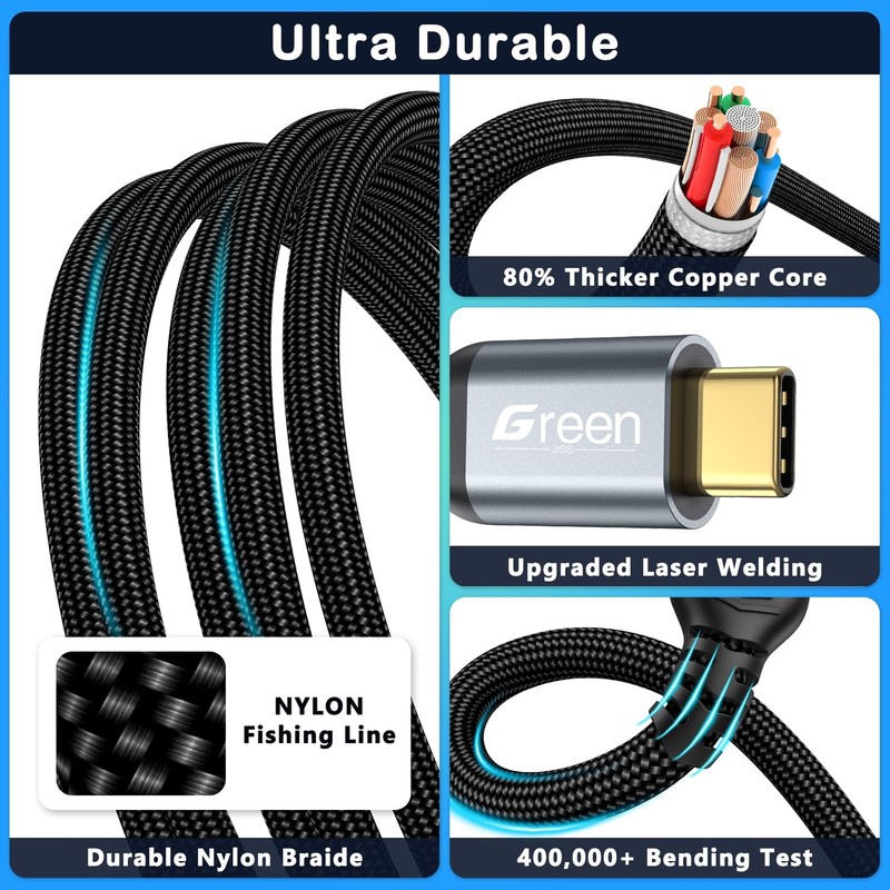 ® USB Extension Cable 10ft, 20Gbps/4K60Hz, Video Heavy Duty USB3.2 Gen2 Exten... gallery