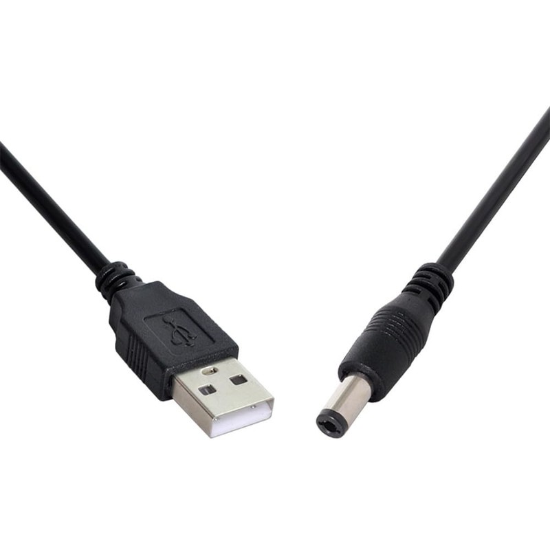 USB 2.0 A Type Male to 5.5 x 2.5mm DC 5V Power Plug Barrel Connector Charge C... gallery