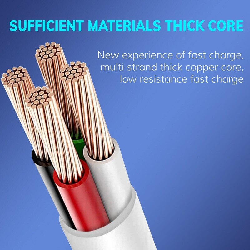 BEST QUALITY USB To Type C Fast Charge 5A Quick Charging Data Cable for Samsung gallery
