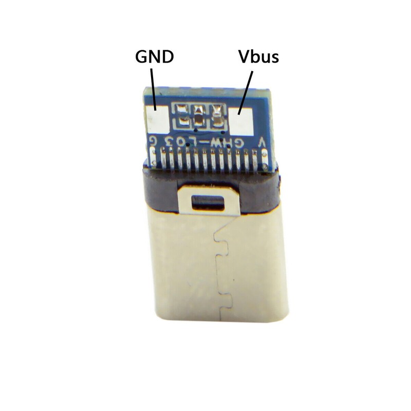 Chenyang 5set DIY 24pin USB 3.1 Type C Male Plug Connector SMT Type Solder gallery