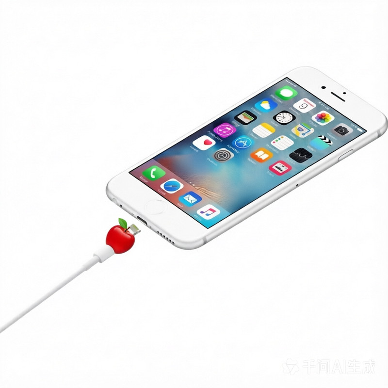 USB-C to USB-A IOS compatible USB-A 6A White Charging & Data Cable (3FT,1M) gallery