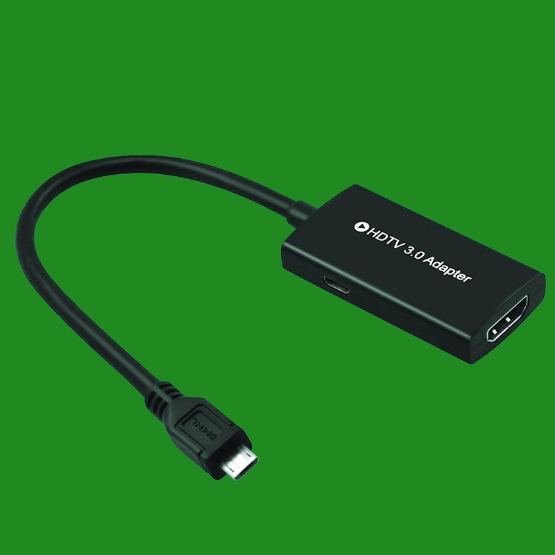 MHL V3 11 Pin Micro B USB to HDMI Adapter 4K HDTV 5 pin to 11 pin adapter Maplin gallery