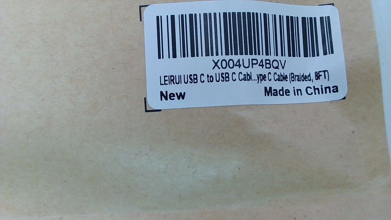 LEIRUI USB C Cable Fast Charging Beige,Extra Long USB C To USB C Cable gallery