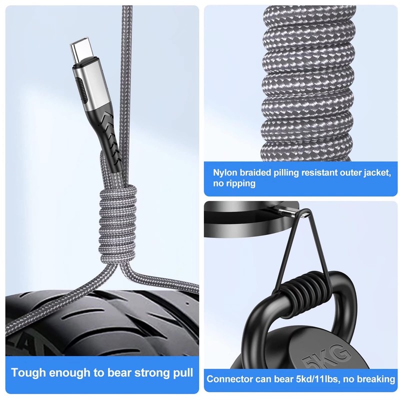 USB to USB Cable, 2Pack 60W 10t or 100w 3ft USB Charger Cable Fast Charging f... gallery