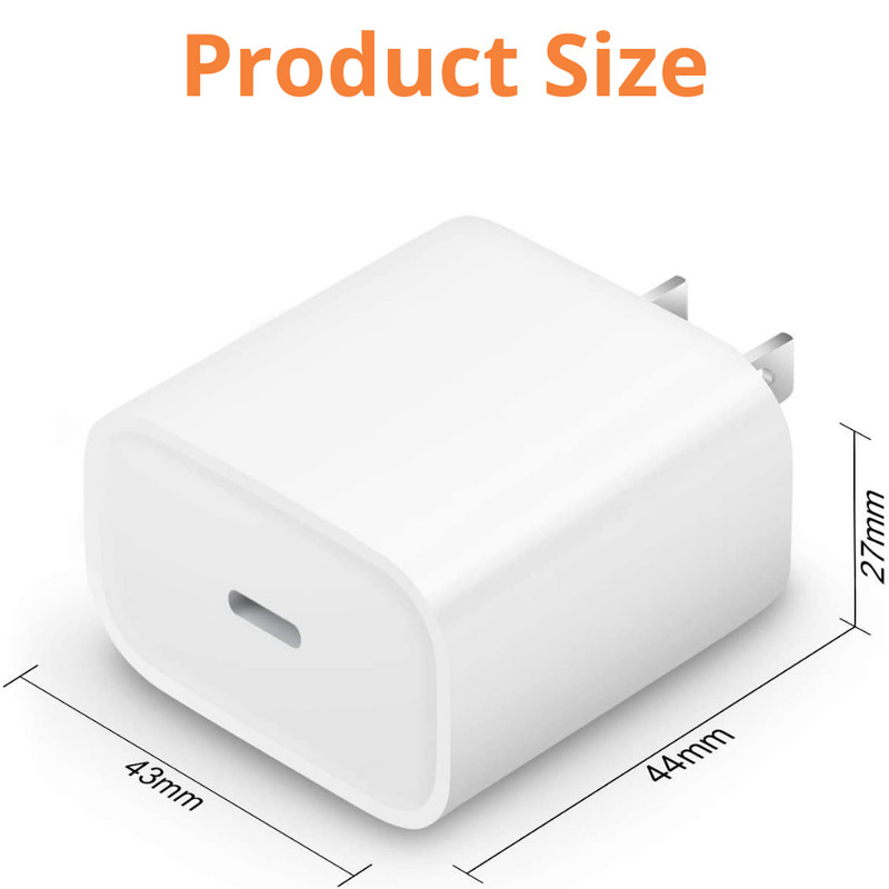 Fast 20W PD USB C Wall Charger Power Adapter For Apple iPhone 16 15 14 13 12 11 gallery
