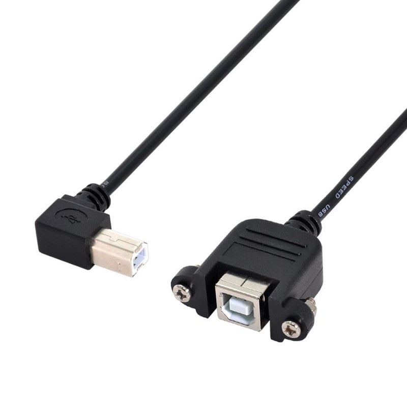 Usb 2.0 Type B Printer Scanner Hard Disk Extension Data Cable With Screws For Pa