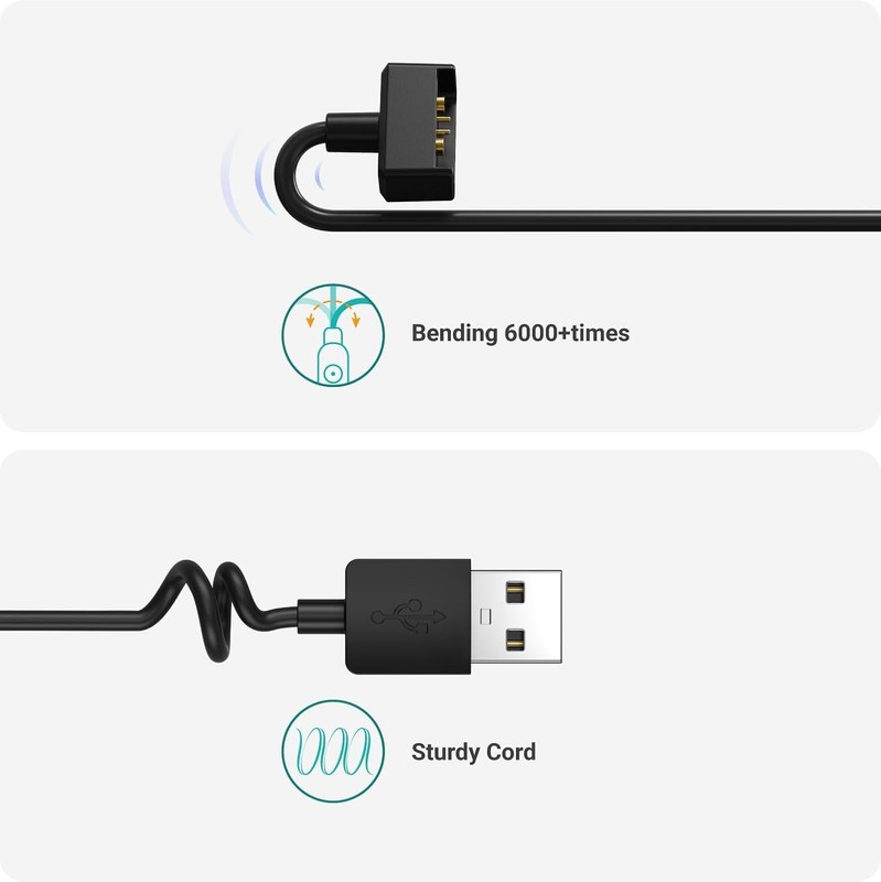Charger Cable Compatible with Ray-Ban Stories Smart Glasses - 1M gallery