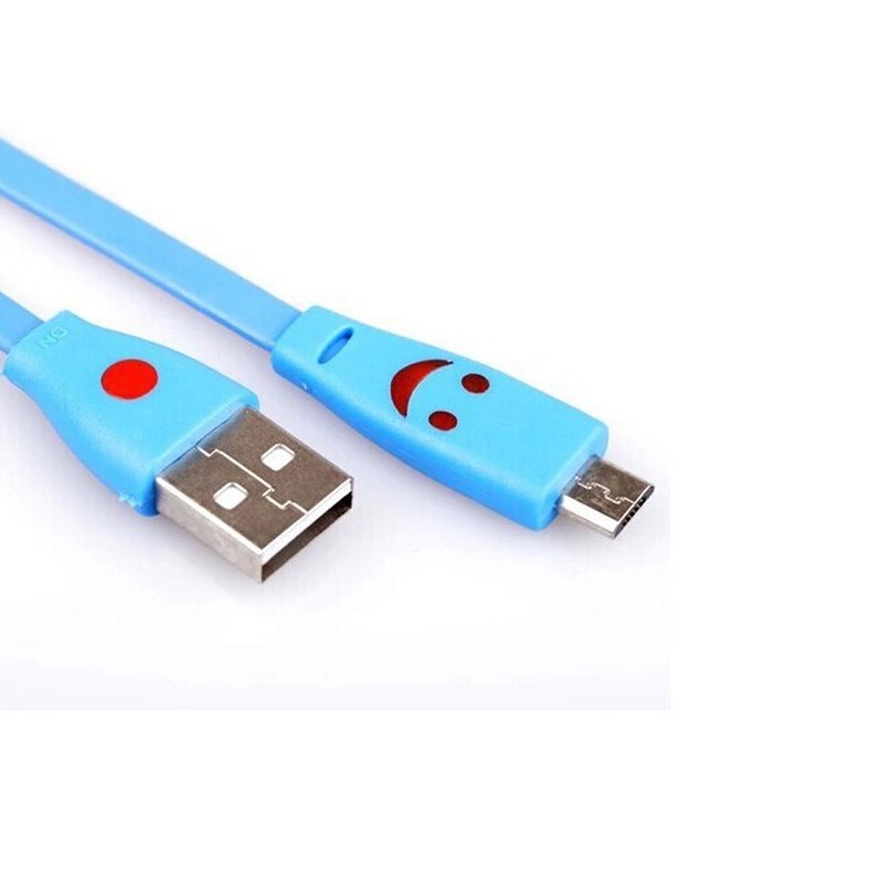 1M LED Light Flat Micro USB Charger Cable Data Sync Cord For Mobile Smart 18a26 gallery