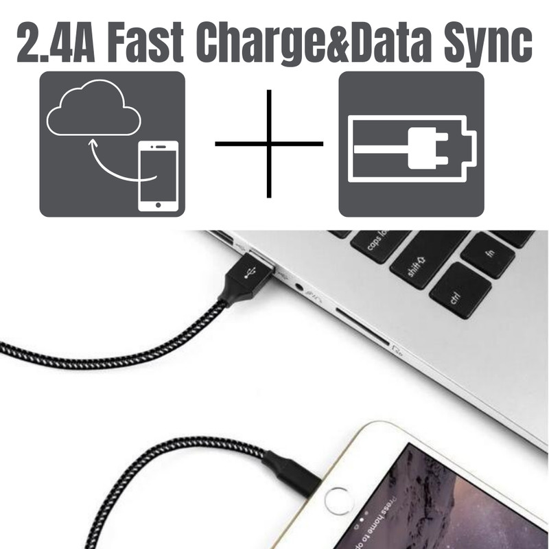 1/6Pack 10ft USBC Fast Charger Cable Lot For Samsung Android TypeC Charging Cord gallery