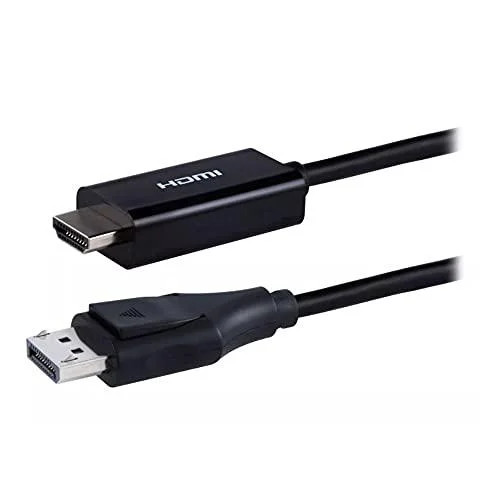 Philips 6′ Display Port to HDMI Cable Black