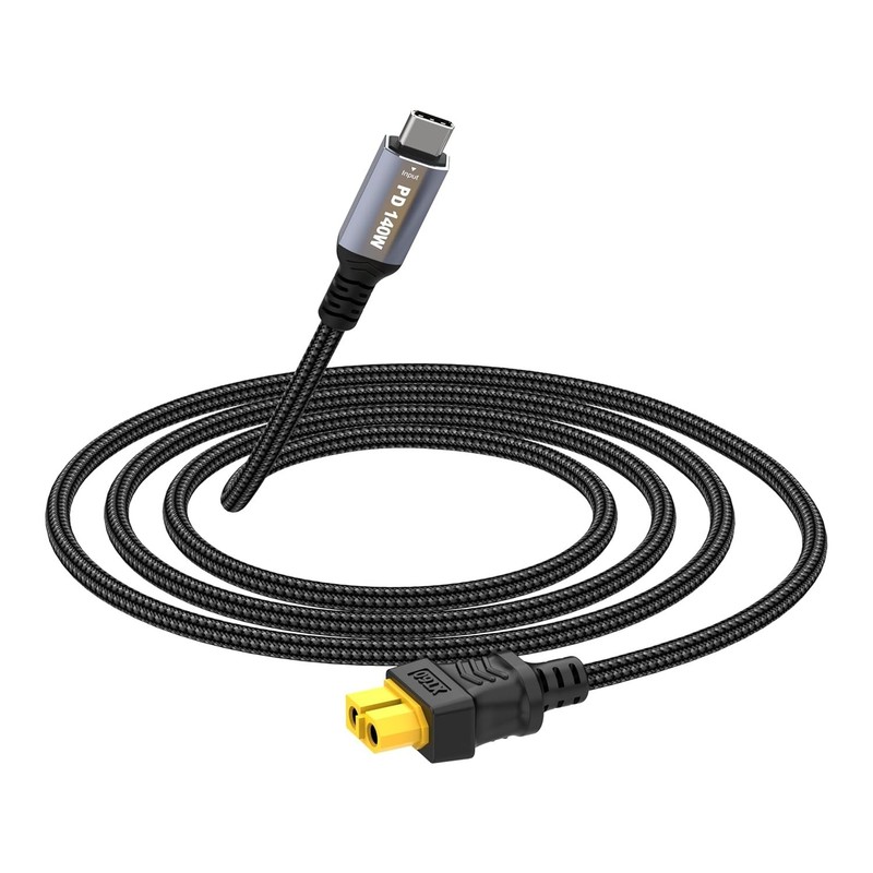 140W USB C to XT60 Fast Charging Cable SC100 Protocol XT60 Female to Type-C M…