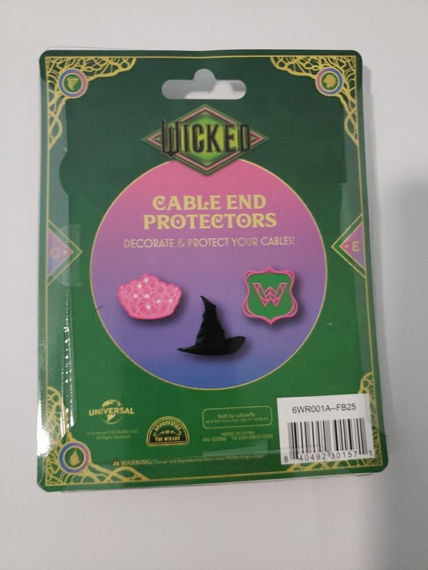 Movie Wicked Cable End Protectors Decorate W/Witch Hat, Crown & Wicked Universal gallery