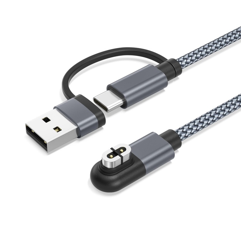 2in1 USB C Charging Cable for Shokz 4FT 2Pack,AfterShokz Headphone Charger,US…