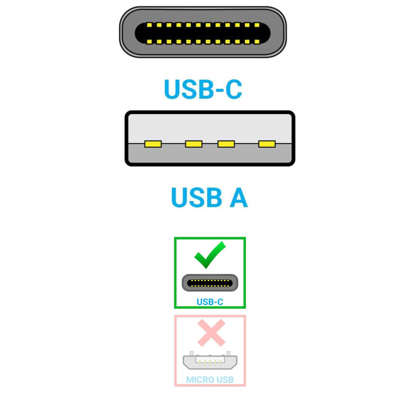 OEM Samsung EP-DR170BWE USB-C to USB-A Cable 1M Sync Data Charge 4 Pack gallery