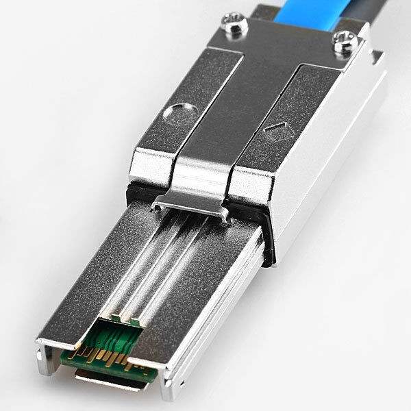 50cm External Mini SAS 4X SFF-8088 to Mini SAS High Density HD SFF-8644 Cable gallery