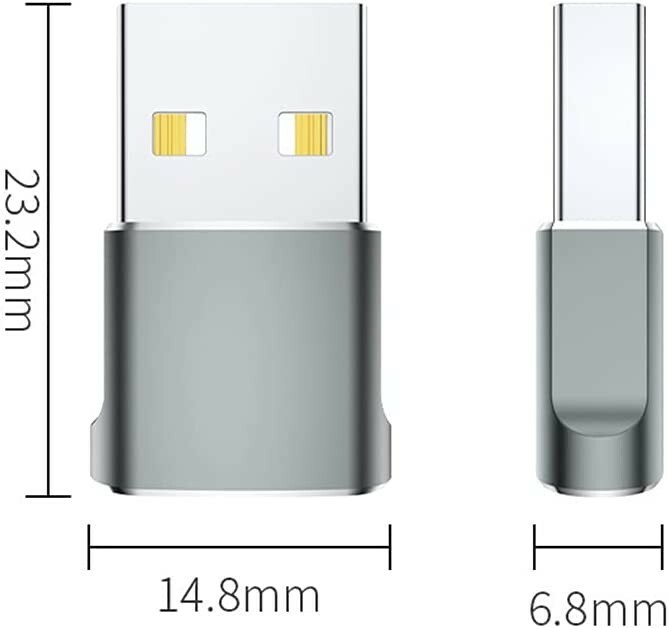 For USB C Female to USB A Male Transform Durable Cable Adapter with 3 Pack gallery