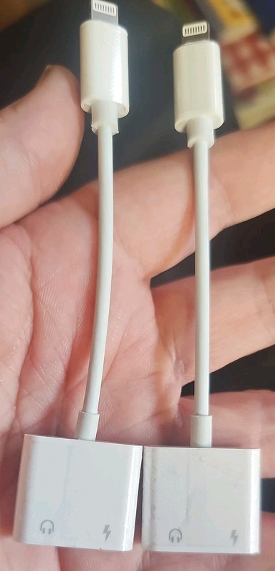 2 Pack Lightnin to 3.5mm Headphone Jack Adapter, [Apple MFi Certified] 2 in... gallery