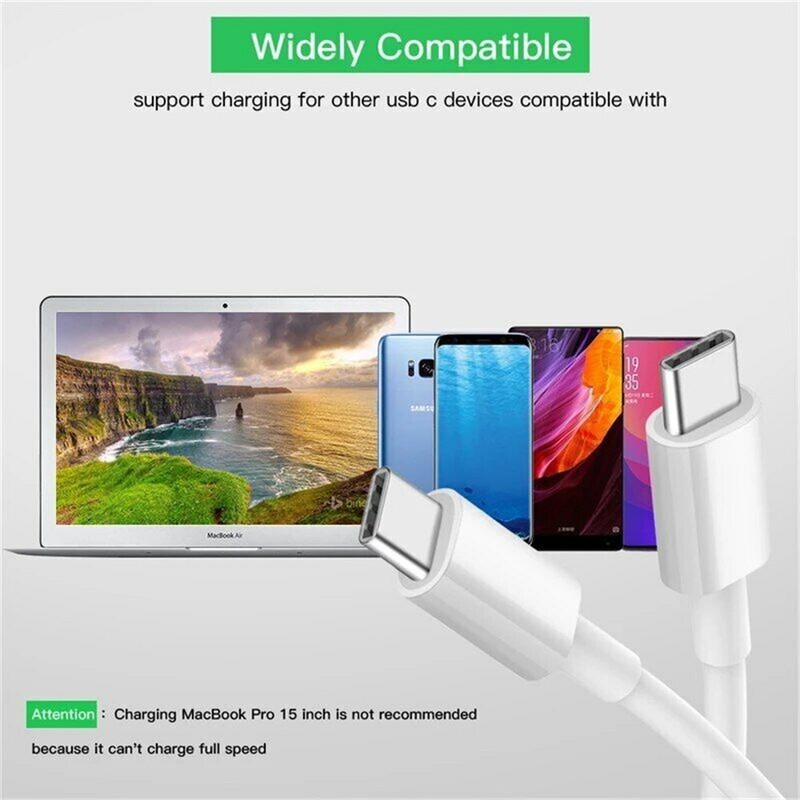 For Samsung S25 Ultra S24 S23 FE Type C to Type C Fast Charge Cable Cord Charger gallery