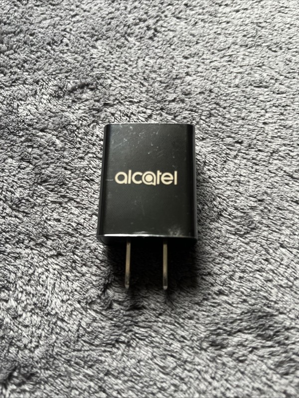 Alcatel Charging Port USB Charging Block Cable Cube Black - New gallery