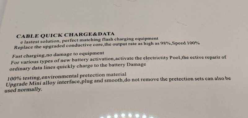 USB Cable- Cable Quick Charge gallery