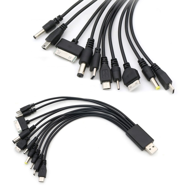 1pc 10 In1 Micro USB Multi Cable Charger Charging New Cable For Mobile Phone#ZH gallery