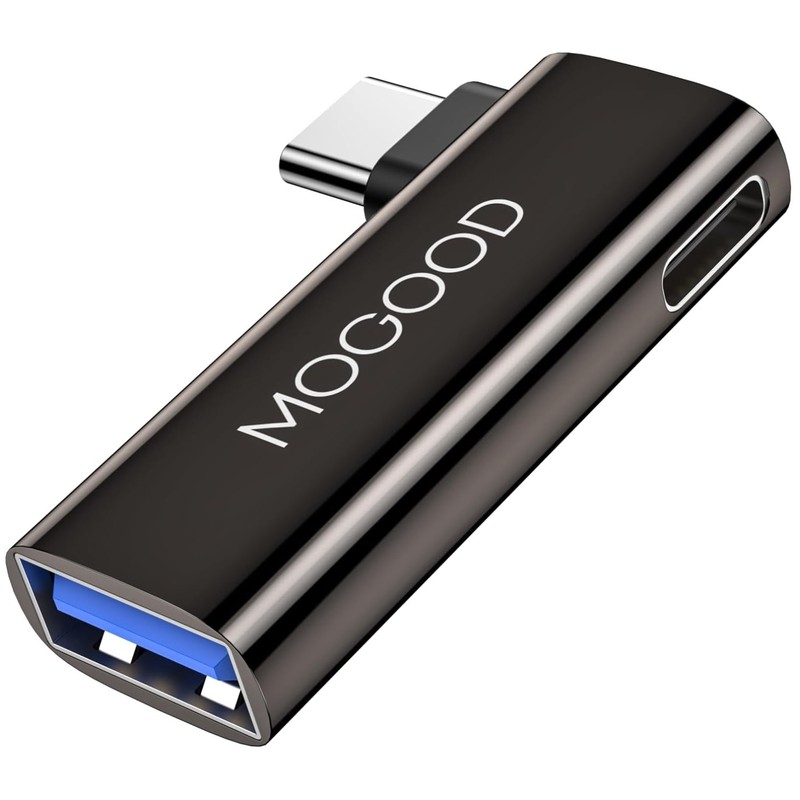 2-in-1 USB C Adapter: Data & Charge Simultaneously