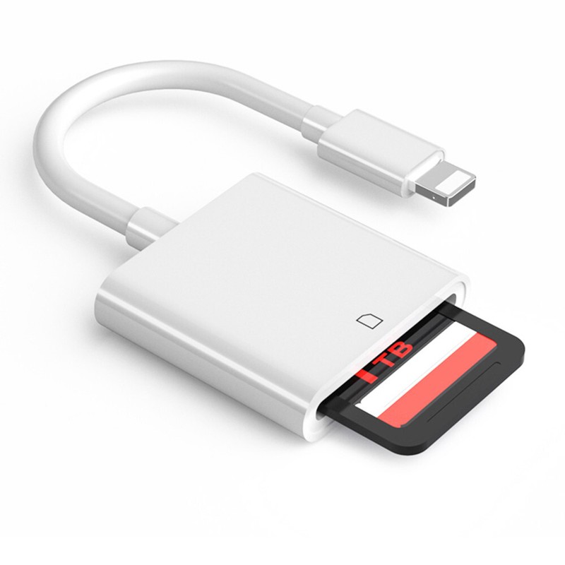 SD Card Adapter Camera Reader for iPad iPhone 6 6S 7 8 Plus 11 12 Pro X Xs Max gallery