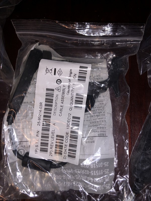 Lot of 5 New Motorola 25-95214-03R Charger Connect Cable MC70/MC75/MC75A
