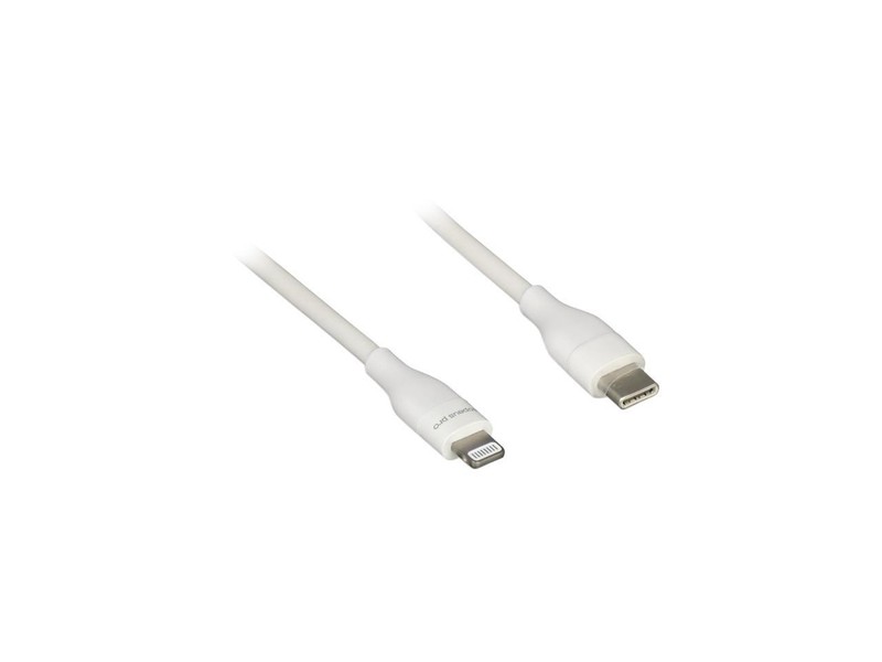 Nippon Labs 3ft. MFi Certified USB-C To Lightning Sync & Charging Cable, White,