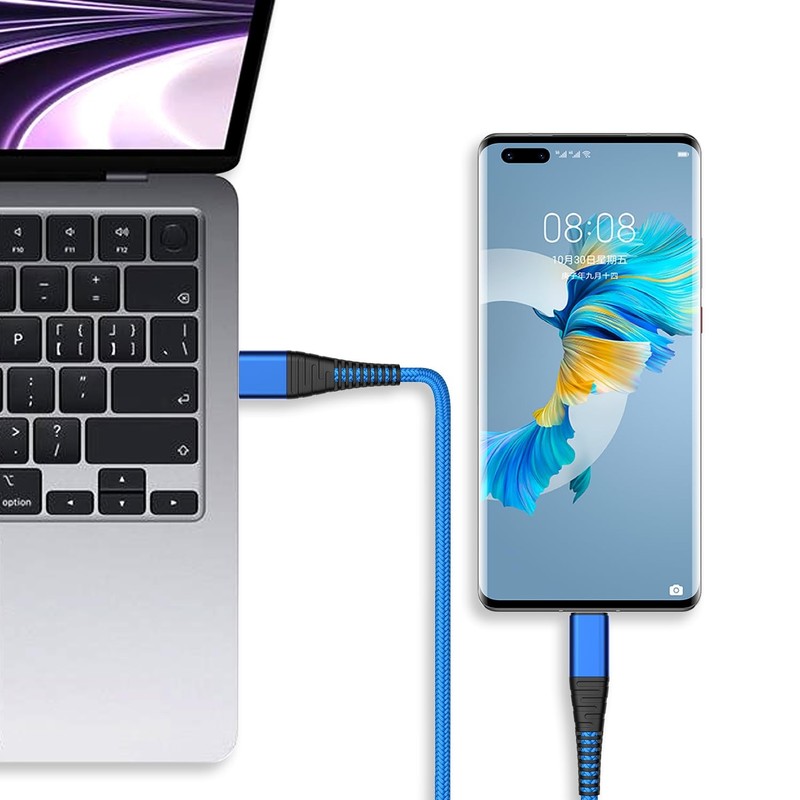 Braided USB C Type C Fast Charging Data Cable Cord for iPhone 17 16 Pro Max Lot gallery